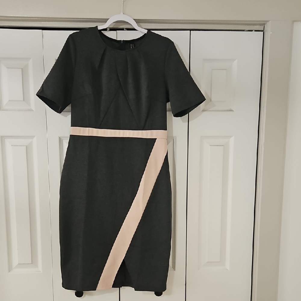 NWT Gray and Tan Women's Dress